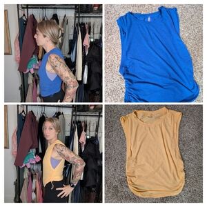 FP Movement by Free People Blue Muscle Tee Bundle Of 2